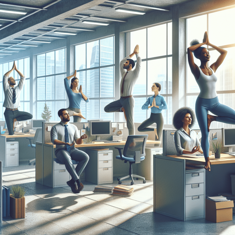 Simple Yoga Poses for Office Workers to Try".
