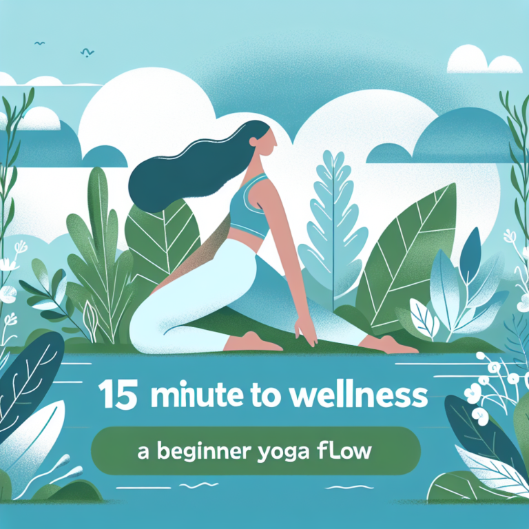 15 Minutes to Wellness: A Beginner Yoga Flow